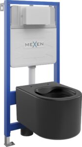 MEXEN/S WC předstěnová instalační sada Fenix Slim s mísou WC Sofia