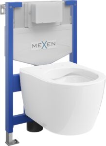 MEXEN/S WC předstěnová instalační sada Fenix XS-F s mísou WC Carmen