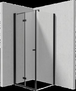 DEANTE/S Sprchový kout pevná stěna 140 skládací dveře 80 KTSXN42P+KTS_N34P KERRIA/0478