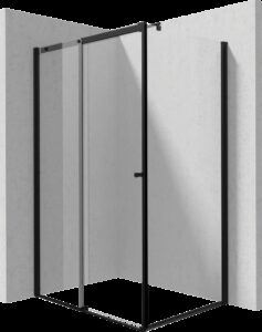 DEANTE/S Sprchový kout posuvné dveře 160 pevná stěna 120 KTS_N32P+KTSPN16P+KTS_NP1X KERRIA/0450